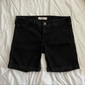 Hollister Black Midi Shorts